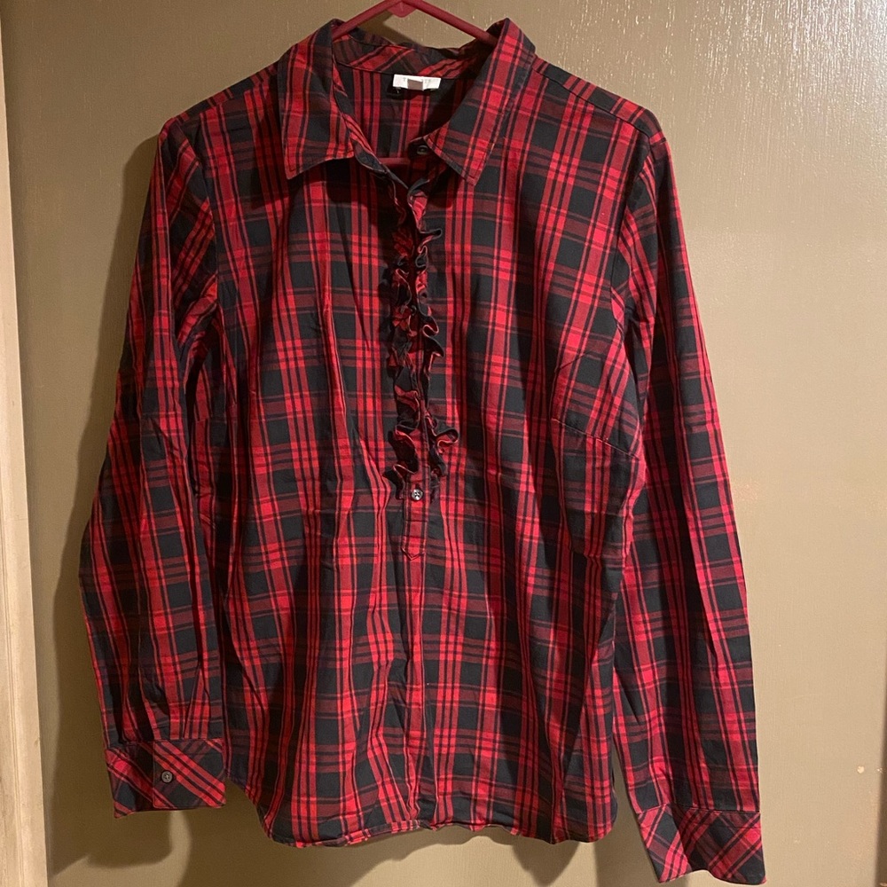 Plaid blouse